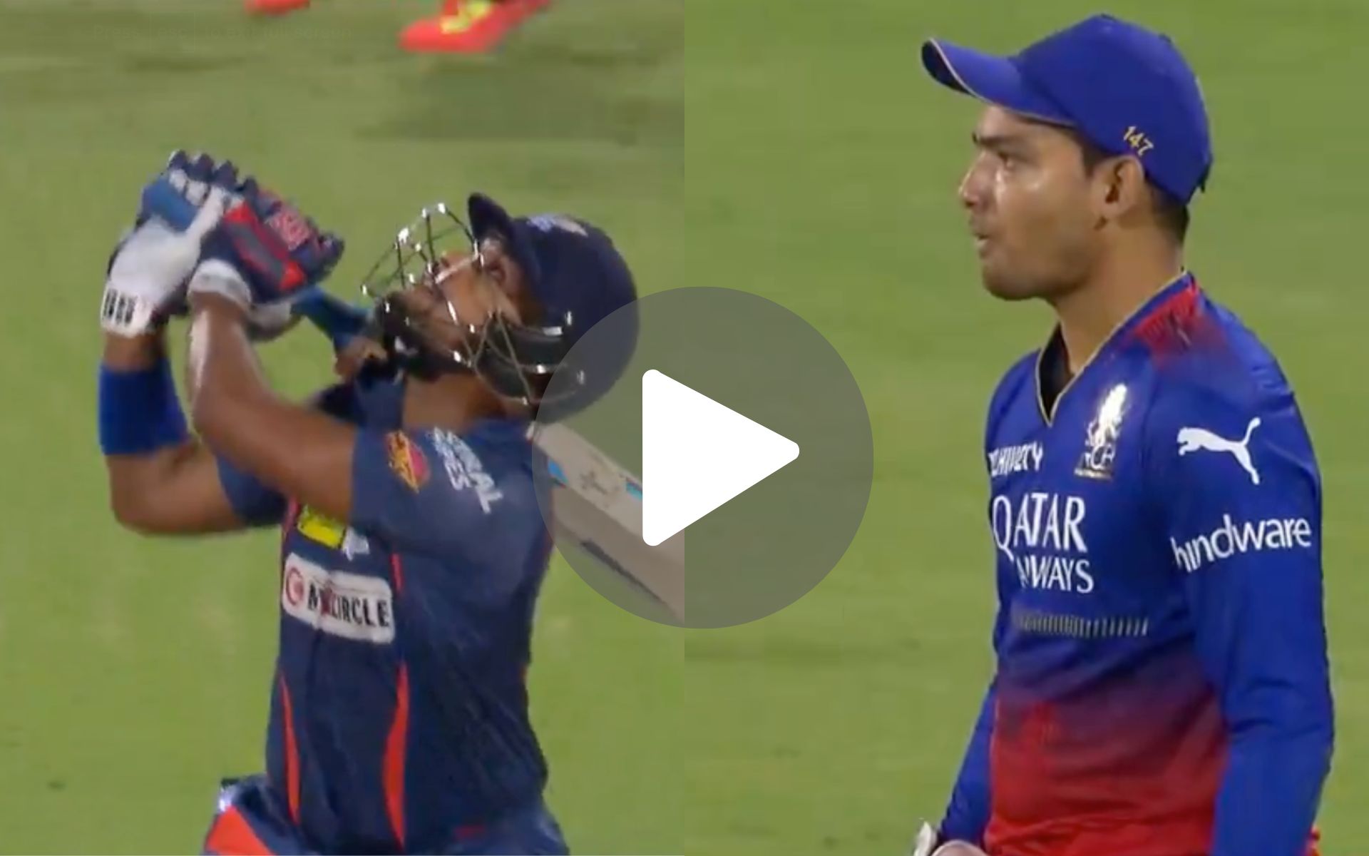 [Watch] Nicholas Pooran Survives As Anuj Rawat Misses A Tough Catch To Hurt RCB